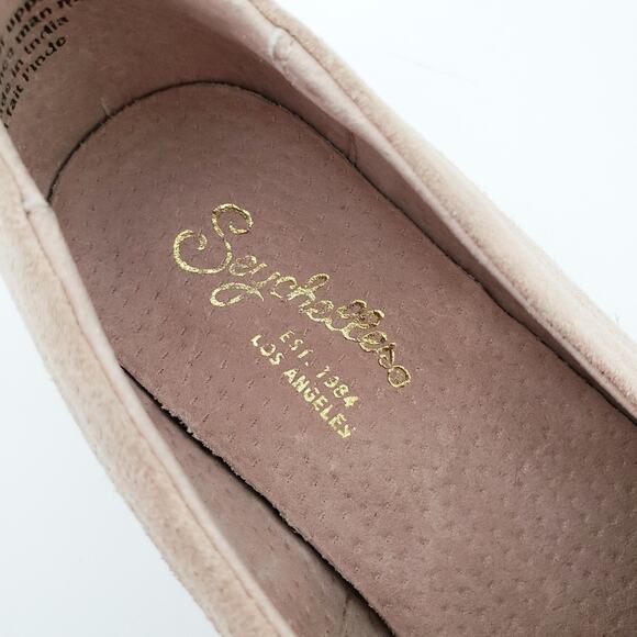 Seychelles Suede Leather Blush Pink Loafers sz 6 Spring Summer Career Casual - Picture 6 of 7